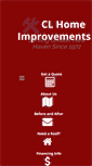 Mobile Screenshot of clhomeimprovements.com